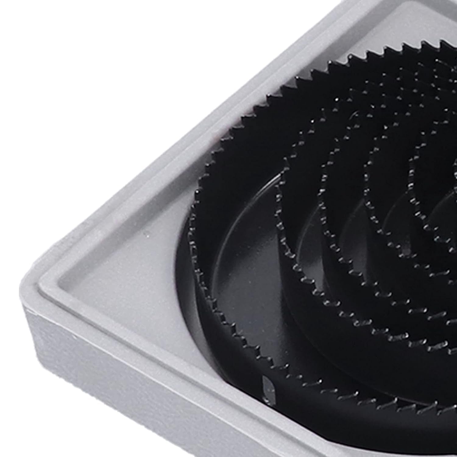 7576 Drill Hole Cutter Carbon Steel High Accuracy Incisive Hole Saw For Cutting Pcv For Cutting Plastic For Cutting Wood Hole Saw Kit (18 Pcs Set) 7576 Drill Hole Cutter Carbon Steel High Accuracy Incisive Hole Saw For Cutting Pcv For Cutting Plastic For Cutting Wood Hole Saw Kit (18 Pcs Set)